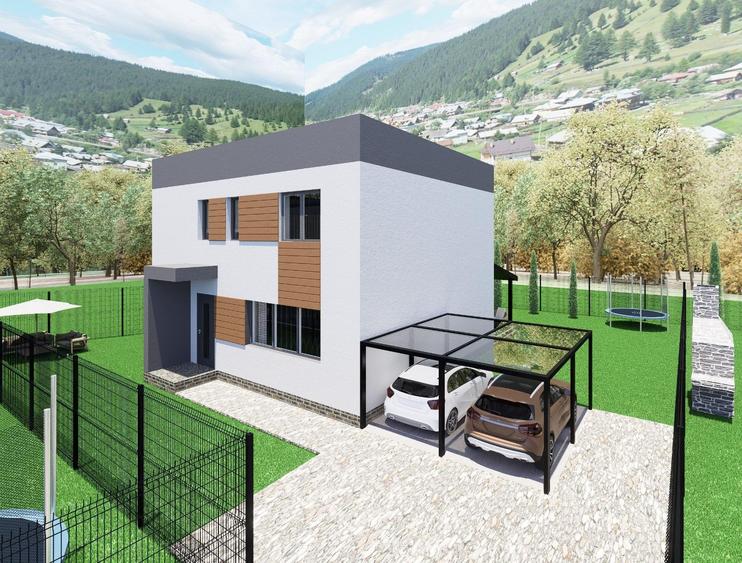 Casă cu 4 camere cu Teren 400 Mp în Mărgineni
