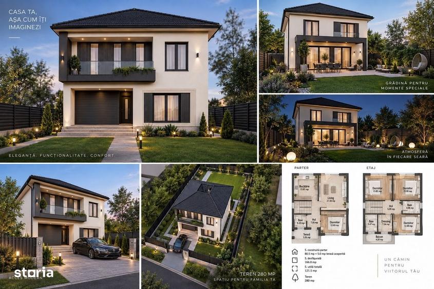 Casă cu 4 camere cu Teren 300 Mp în Central
