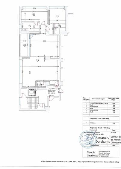 Apartament cu 3 camere semidecomandat în Iancu Nicolae