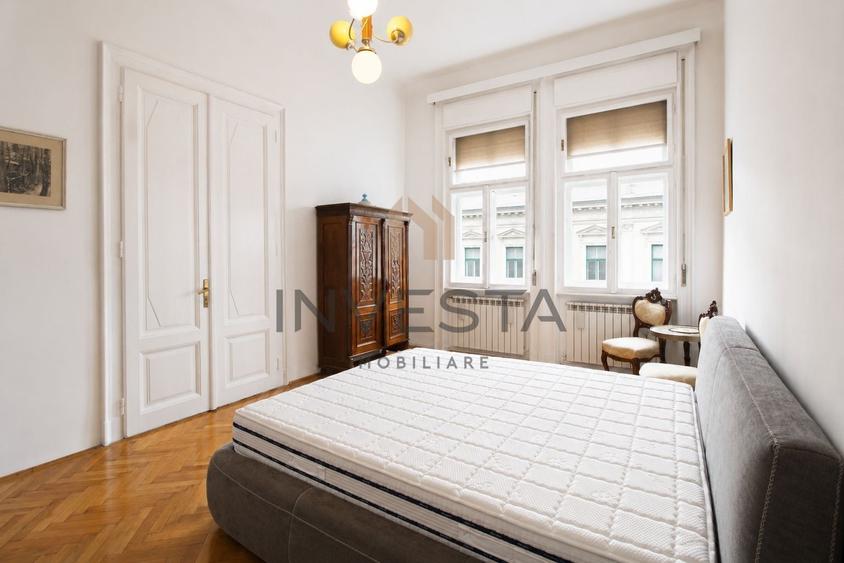 Apartament cu 3 camere semidecomandat, mobilat în Ultracentral