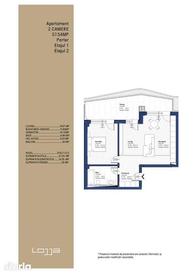 Apartament cu 2 camere în Copou