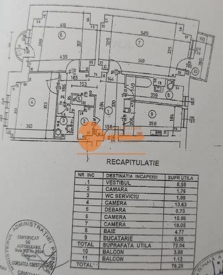 Apartament cu 3 camere decomandat în Crângași