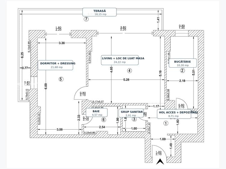 Apartament 2 camere 90 MP | Erou Iancu Nicolae | Parcare subterana - 18