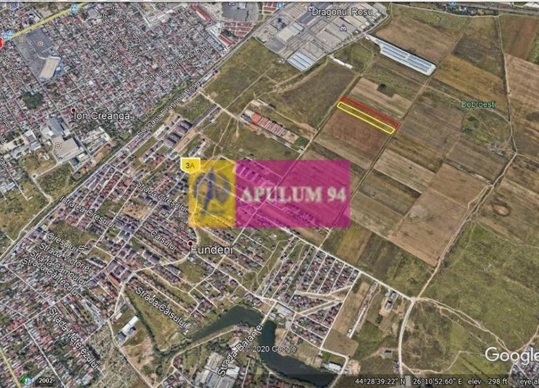 Teren construcție, de 7 mp, în Dobroești