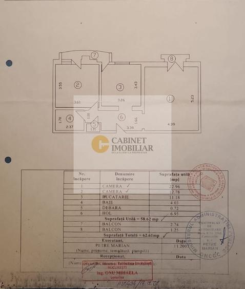 Apartament cu 2 camere decomandat, mobilat în Alba Iulia