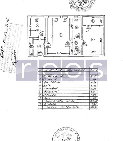 Apartament cu 2 camere în Pajura