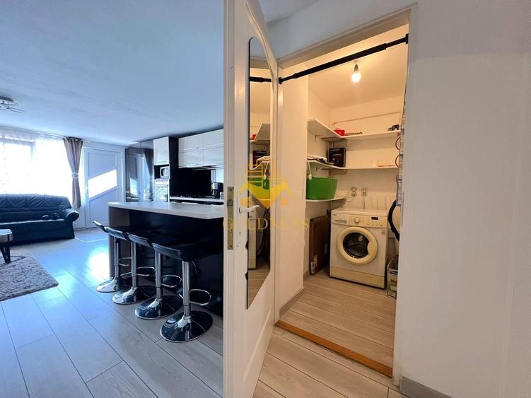 Apartament cu 3 camere semidecomandat, mobilat în Europa