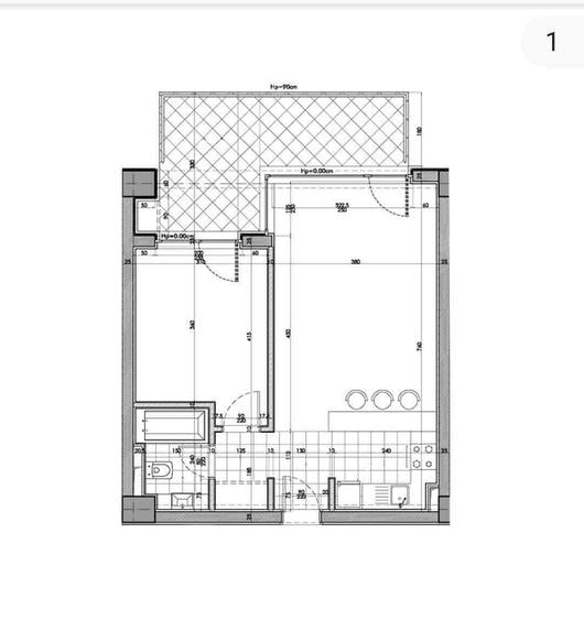Apartament cu 2 camere în Central