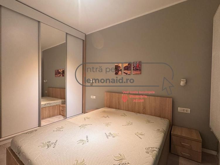 Apartament cu 2 camere semidecomandat, mobilat în Aradului