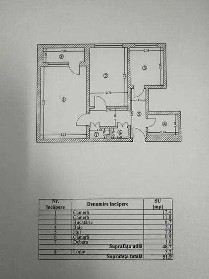 Apartament 2 camere-decomandat-zona Titan - 9