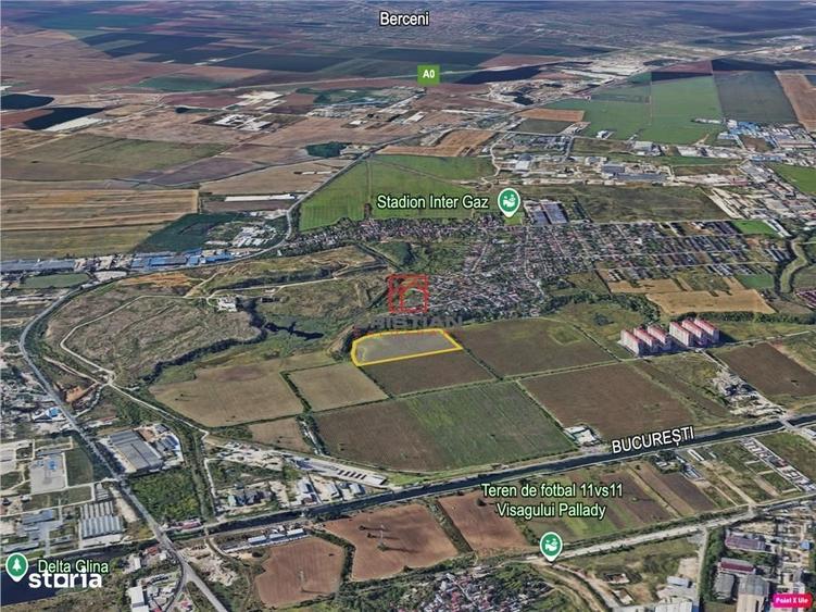 Vanzare teren cu PUZ Splaiul Unirii - Popesti Leordeni, ILFOV - 3