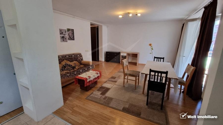 Apartament cu 2 camere semidecomandat, mobilat în Florești