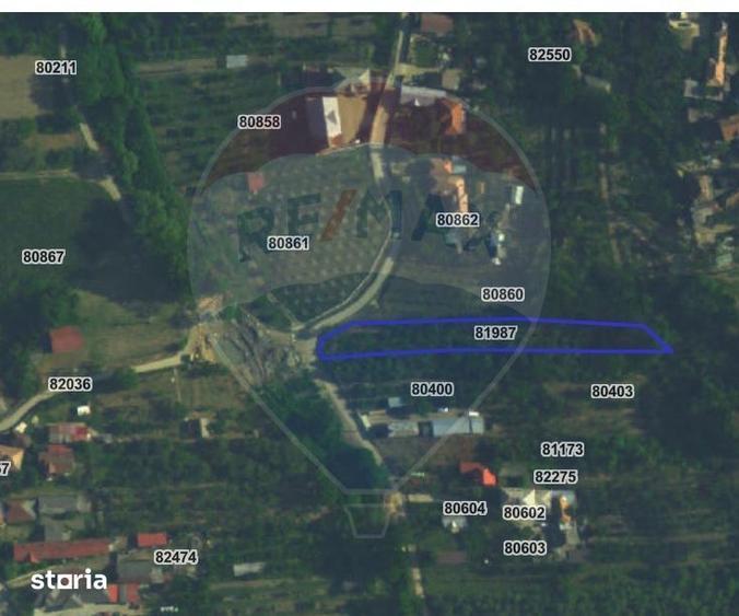 Teren de 1736 mp, în Bogați