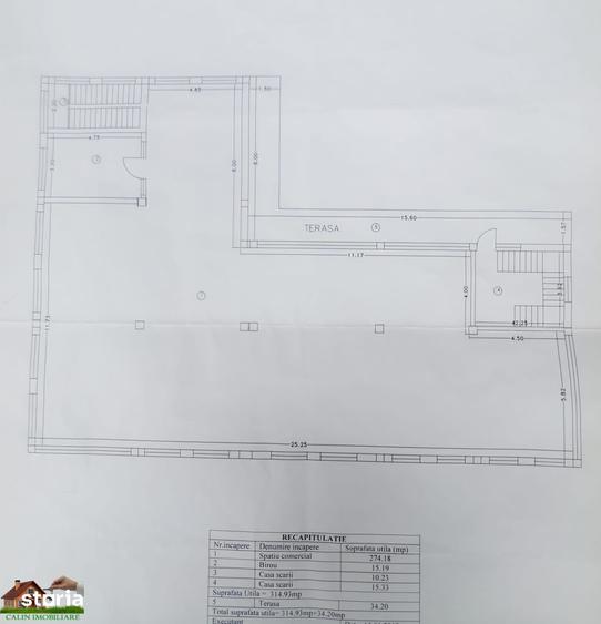 Spațiu comercial, de 350 mp, în Cug