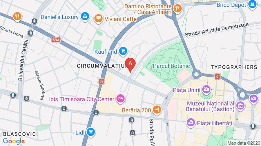 Apartament cu 3 camere decomandat, mobilat în Central