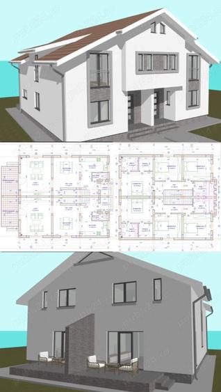 Casă cu 5 camere cu Teren 575 Mp în Moșnița Nouă
