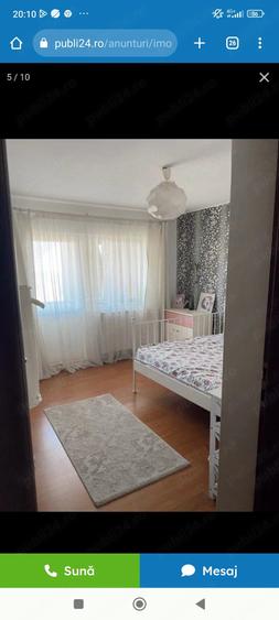 Apartament cu 3 camere decomandat în Km 5