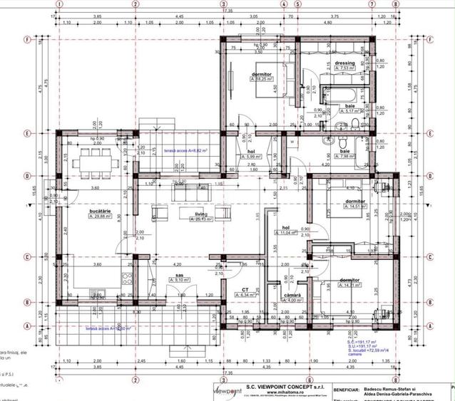 SMEURA | Casa individuala | AC 2025 | 165,97 mp utili | Teren 1.014 mp - 18