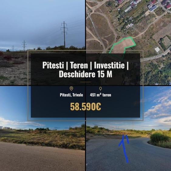 Teren Construcții intravilan de 451 mp, în Trivale