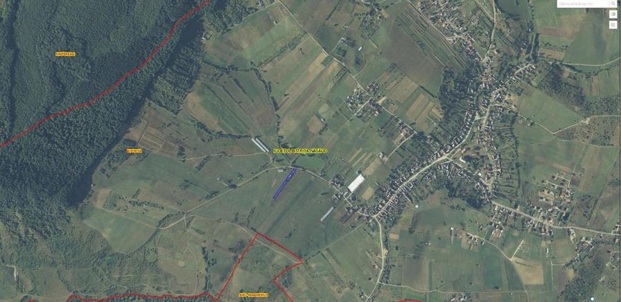 Teren agricol extravilan de 2034 mp, în Sigmir