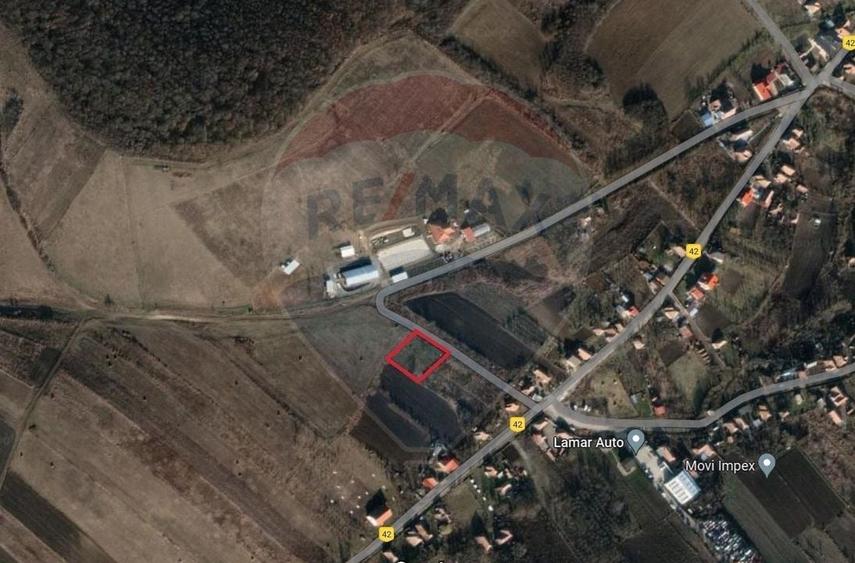 Teren Construcții intravilan de 1000 mp, în Corpadea