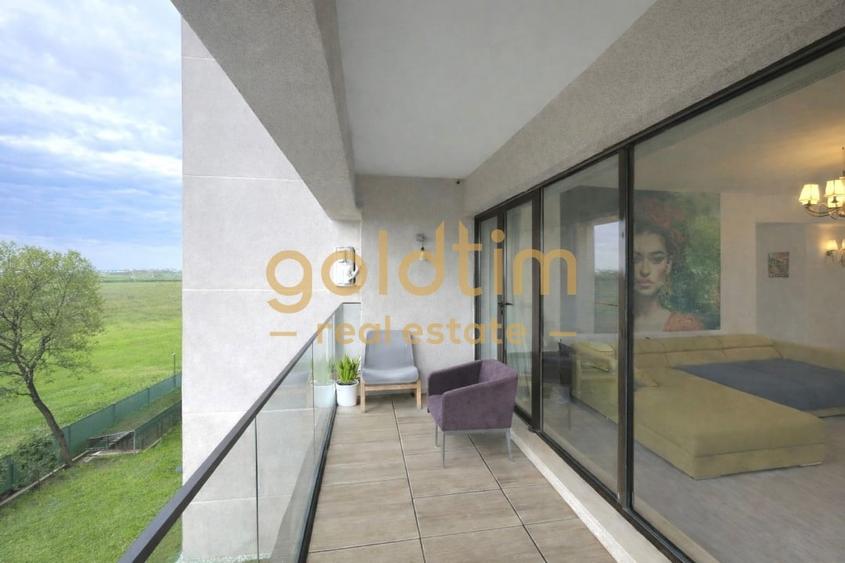 Apartament cu 3 camere semidecomandat, mobilat în Pipera
