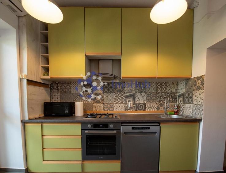 Apartament cu 2 camere, mobilat în Arcu