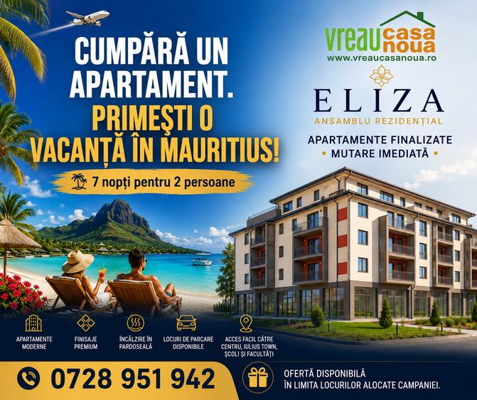 Apartament cu 2 camere decomandat în Mehala