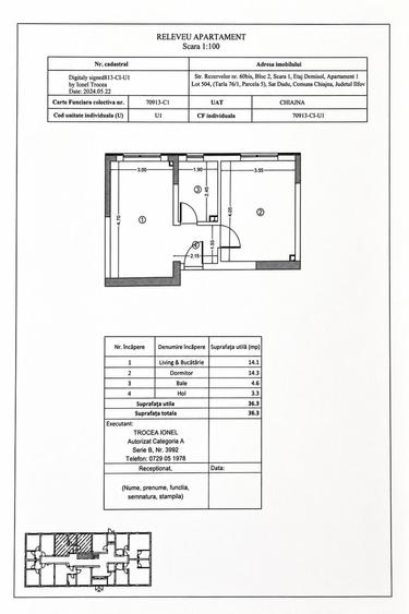Apartament decomandat în Roșu