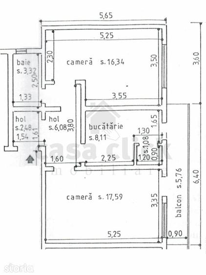 Apartament cu 2 camere în Mazepa 1