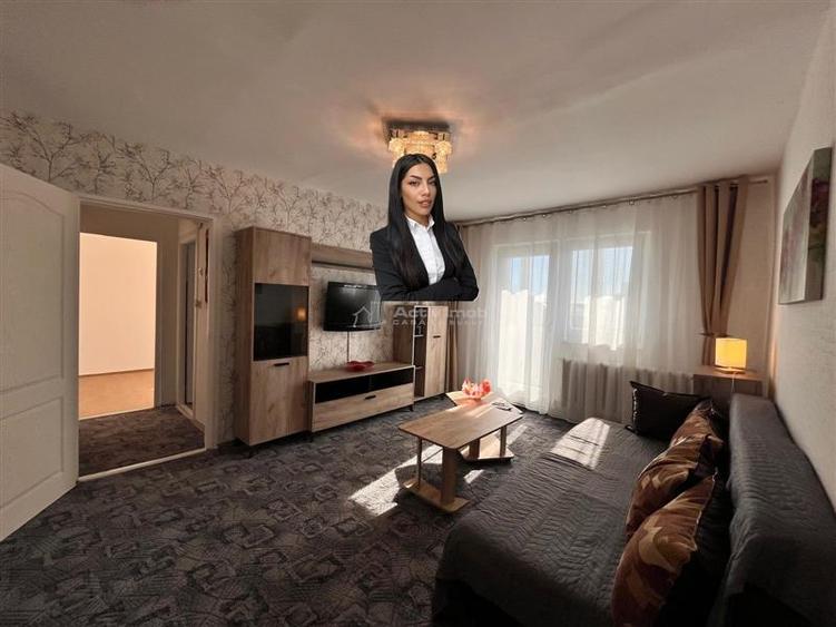 Apartament cu 2 camere semidecomandat, mobilat în Central