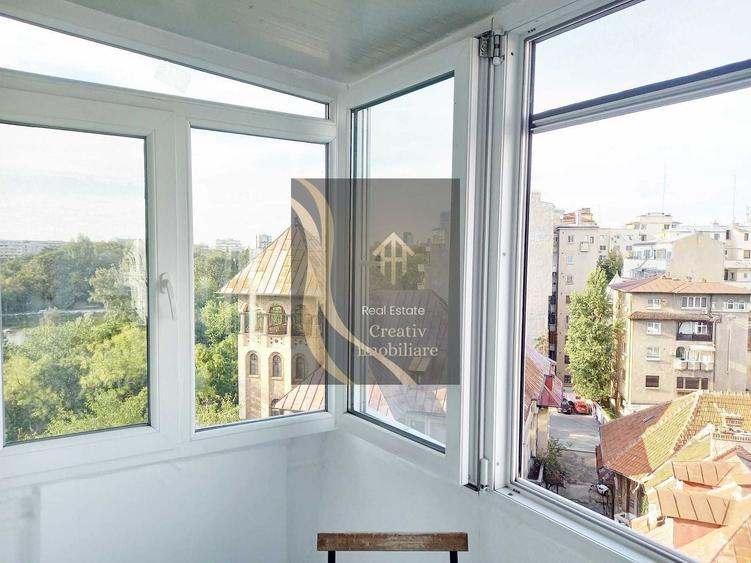 Apartament cu 2 camere nedecomandat în Cișmigiu