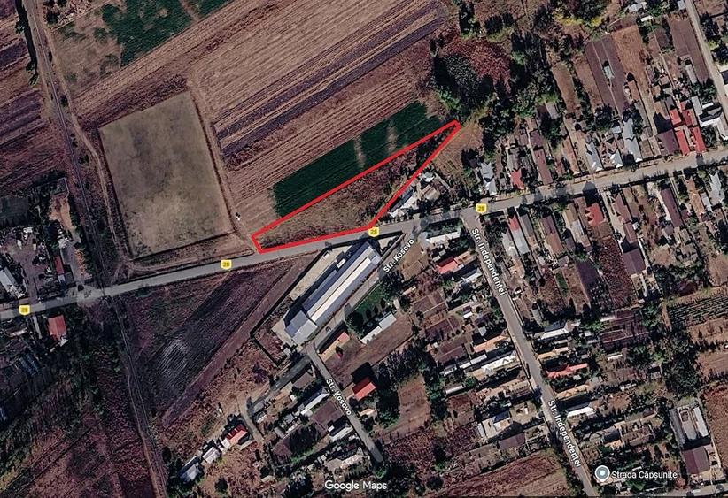 Teren de 1300 mp, în Țigănești