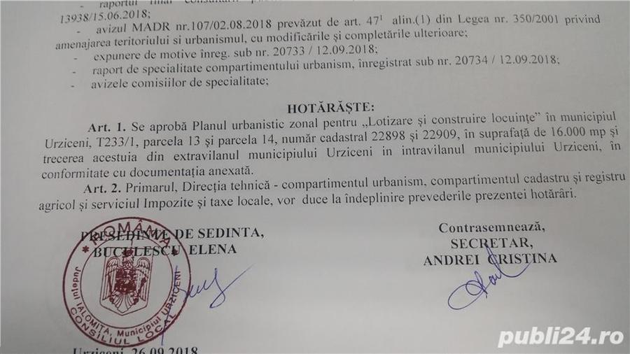 Teren de 500 mp, în Central
