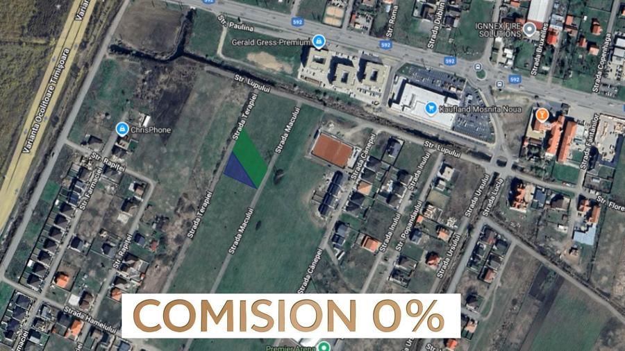 Teren Construcții intravilan de 3044 mp, în Moșnița Nouă
