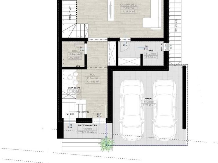 Casă individuală cu 4 camere cu Teren 270 Mp în Central