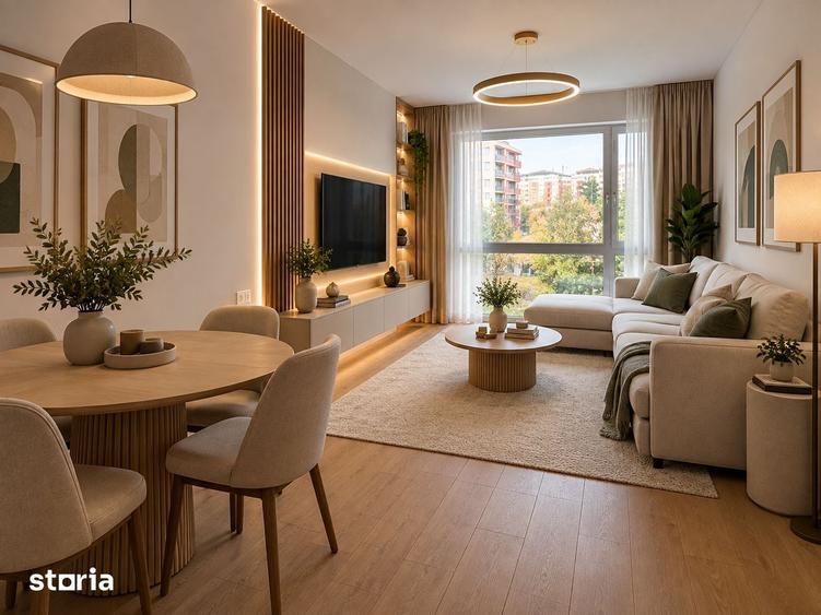 Apartament cu 2 camere decomandat în Chiajna