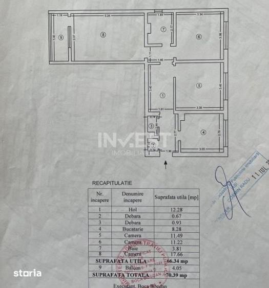 Apartament cu 3 camere decomandat în Alexandru cel Bun