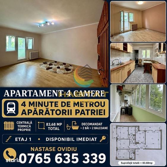 Vanzare Apartament 4 Camere 4 Minute de Metrou Aparatorii Patriei! - 3