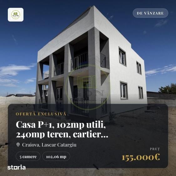 Casă cu 5 camere cu Teren 240 Mp în Lascăr Catargiu