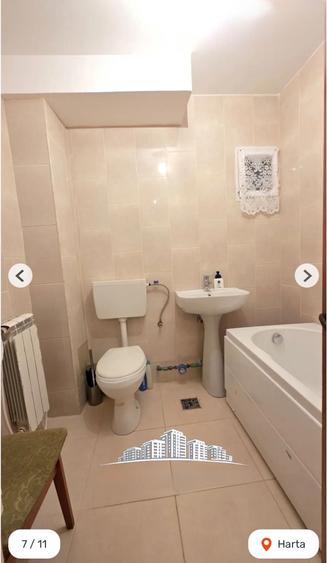 Apartament cu 3 camere decomandat în Gară
