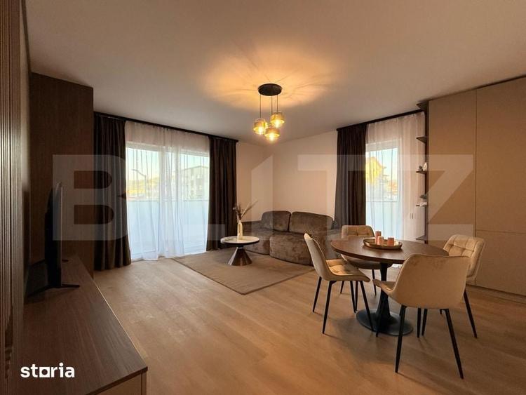 Apartament cu 2 camere semidecomandat în Florești — fotografia 3