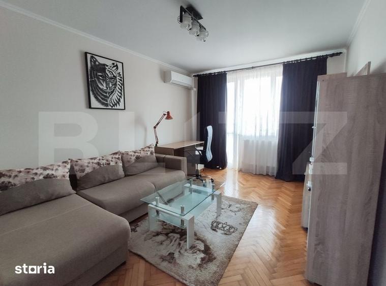 Apartament cu 2 camere semidecomandat în Central