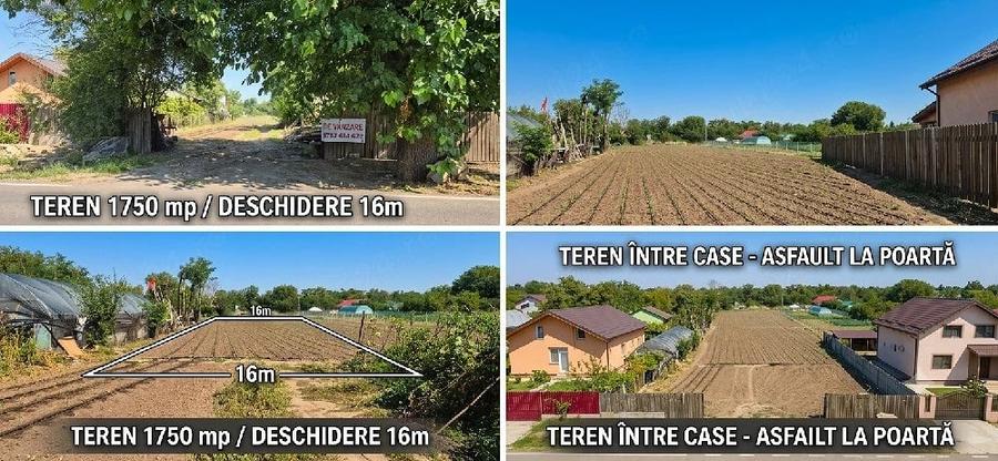 Teren de 1750 mp, în Merii Petchii