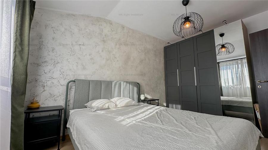 Apartament cu 2 camere semidecomandat, mobilat în Sânpetru