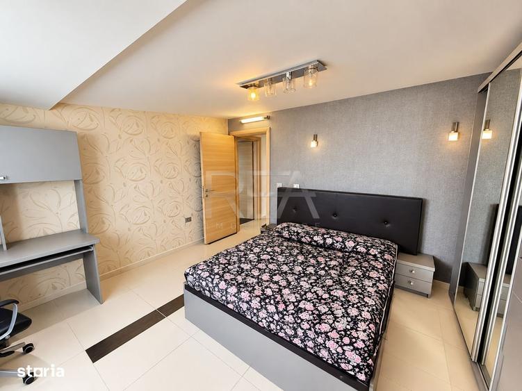 Apartament cu 3 camere semidecomandat, mobilat în Moșilor
