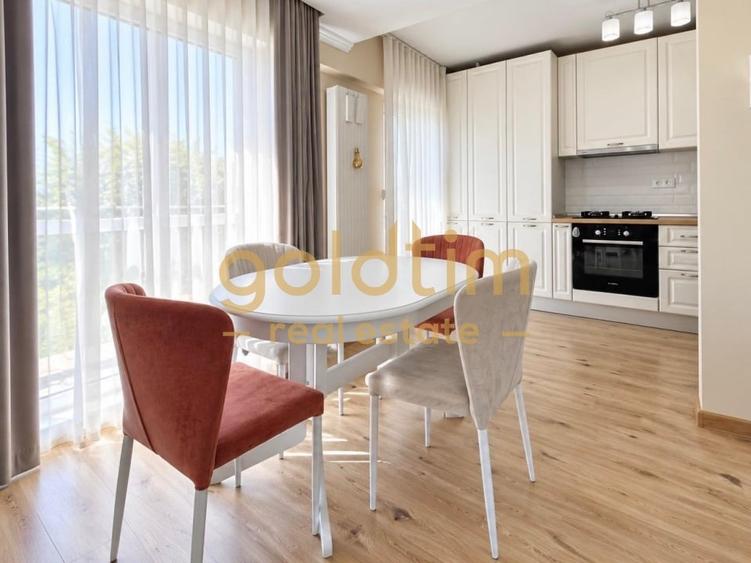 Apartament cu 3 camere semidecomandat, mobilat în Barbu Văcărescu