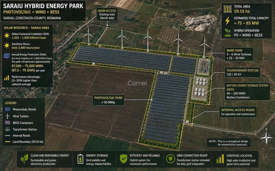 Vanzare Inchiriere teren pa?une 59 Ha-Ideal Parc Energetic