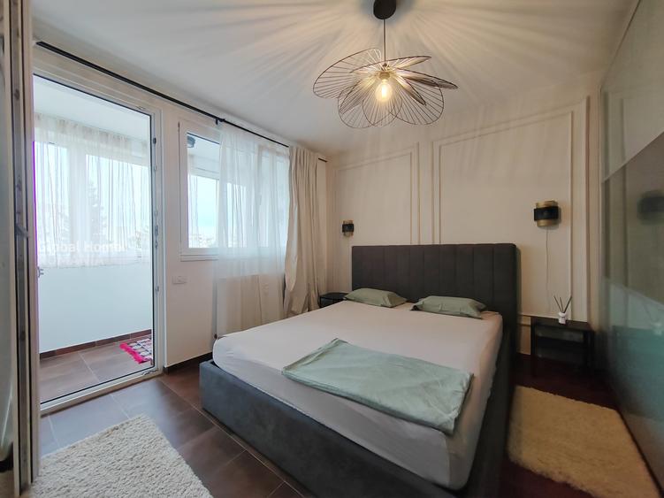 Apartament cu 2 camere semidecomandat, mobilat în Tineretului