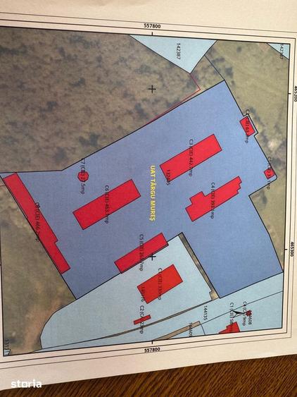 De vanzre teren intravilan 12.880 m2 si constructii - 1